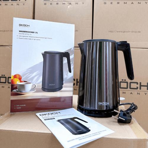 Ấm Siêu Tốc GKÖCH GERMANY 1 7L 1800W HB-K102 - Giải Pháp Đun Sôi Toàn Diện Cho Gian Bếp Hiện Đại