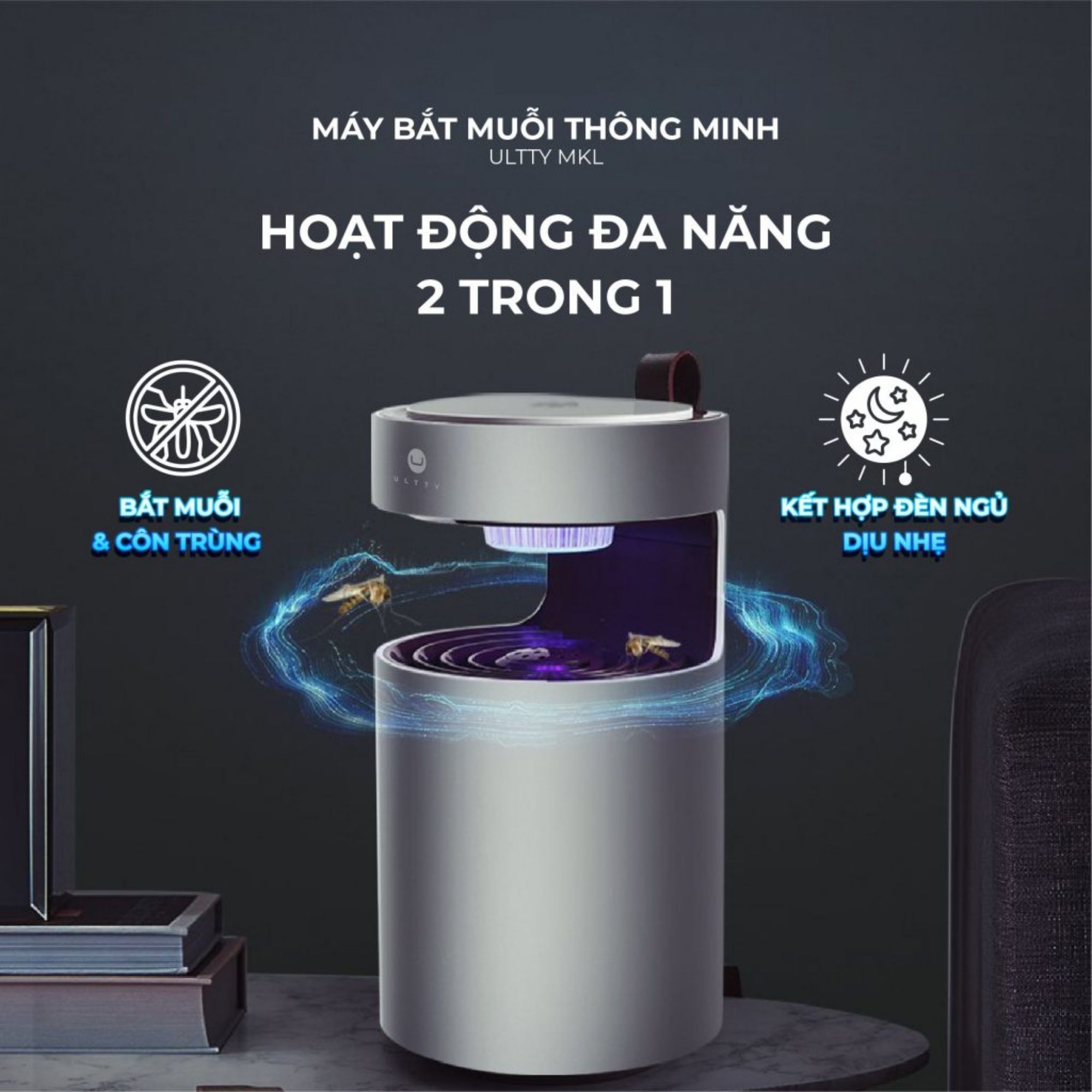 Máy Bắt Muỗi Thông Minh ULTTY MKL - Giải Pháp Bảo Vệ Sức Khỏe Toàn Diện