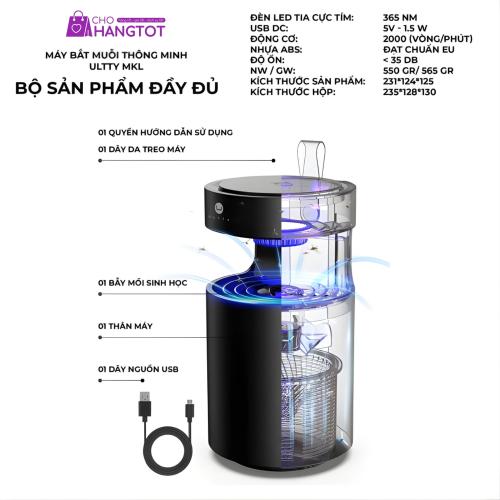 Máy Bắt Muỗi Thông Minh ULTTY MKL - Giải Pháp Bảo Vệ Sức Khỏe Toàn Diện