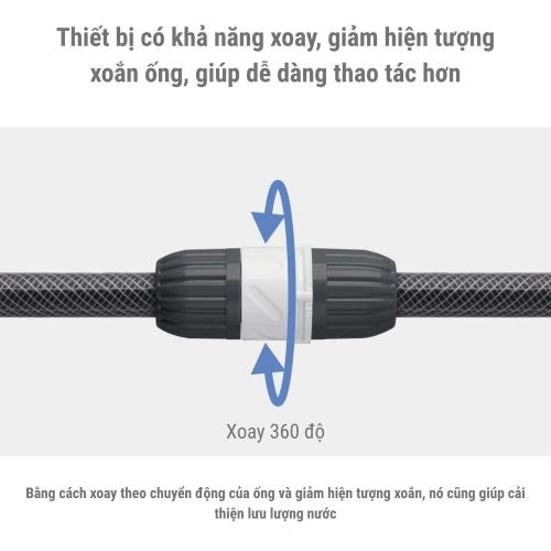 Đầu Nối Xoay 360 Độ Takagi G015CG - Giải Pháp Nối Ống Nước Chống Xoắn Từ Nhật Bản