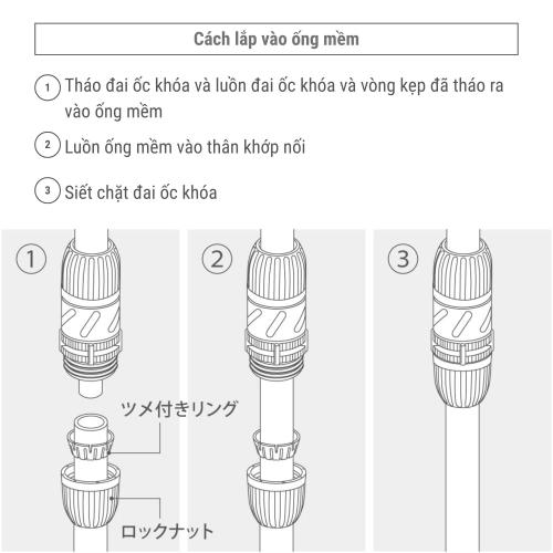 Đầu Nối Xoay 360 Độ Takagi G015CG - Giải Pháp Nối Ống Nước Chống Xoắn Từ Nhật Bản
