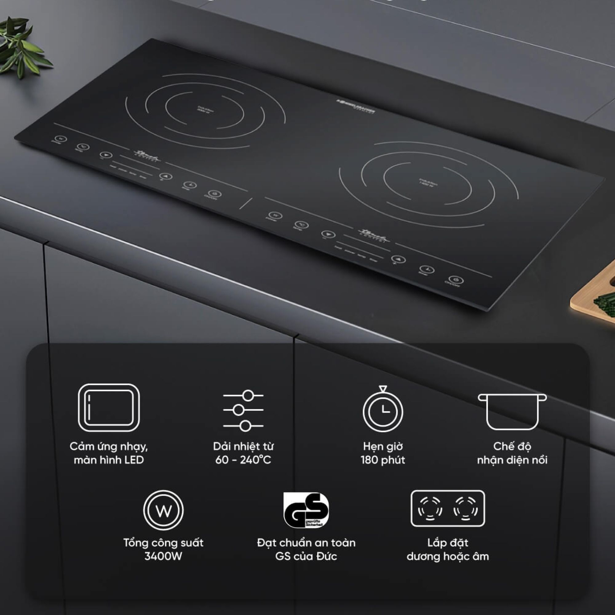 Bếp Từ Đôi Rommelsbacher CT 3410 IN - Điểm Nhấn Sang Trọng Cho Gian Bếp