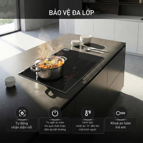 Bếp Từ Cao Cấp 2 Vùng Nấu GKÖCH 5400W - Hiệu Suất Vượt Trội Nấu Nướng Nhanh Chóng