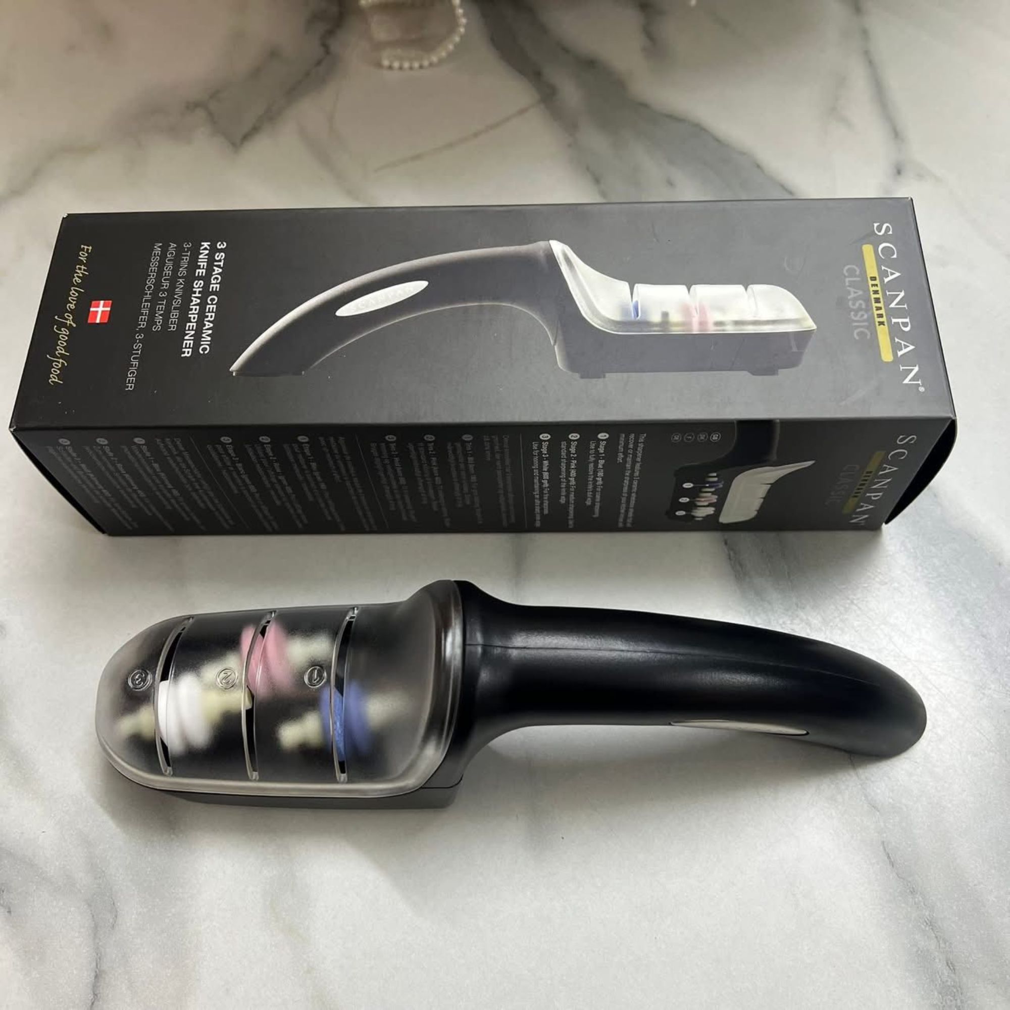 Dụng Cụ Mài Dao 3 Bước Scanpan Classic - Giải Pháp Phục Hồi Độ Sắc Bén Chuyên Nghiệp