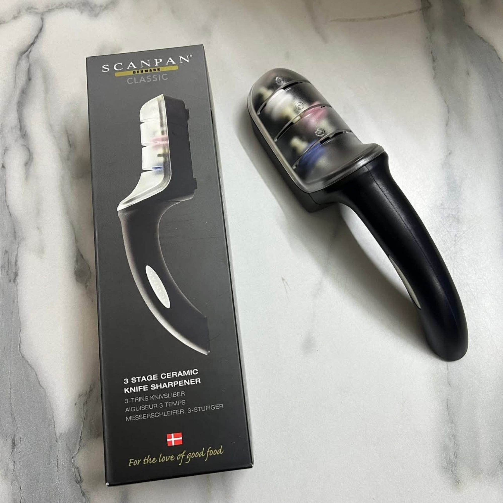 Dụng Cụ Mài Dao 3 Bước Scanpan Classic - Giải Pháp Phục Hồi Độ Sắc Bén Chuyên Nghiệp
