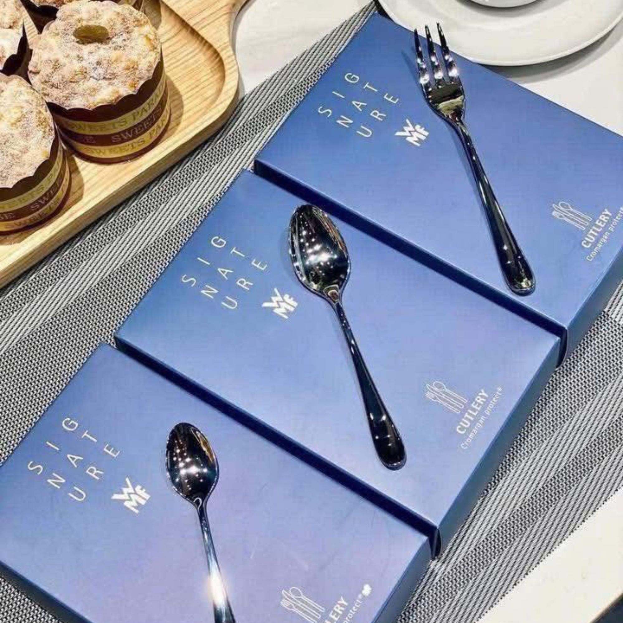 Set 36 Món Dao Thìa Dĩa WMF Merit - Đỉnh Cao Nghệ Thuật Bàn Tiệc Chuẩn Đức