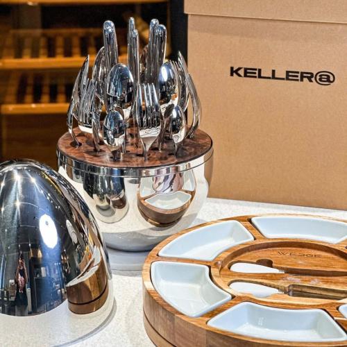 Set Dao Dĩa 24 Món Keller Mã DD105 - Cấu Trúc Inox Nguyên Khối Và Thiết Kế Công Thái Học