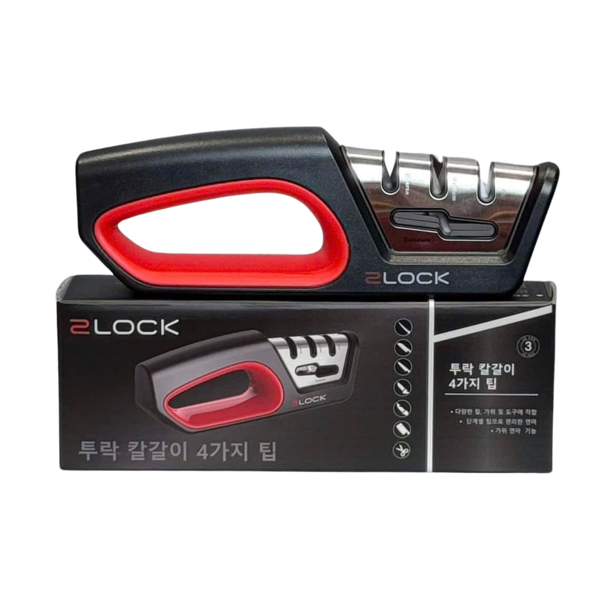 Dụng Cụ Mài Dao Kéo 2 In 1 2Lock Korea - Công Nghệ Phục Hồi Lưỡi Cắt Chuyên Sâu