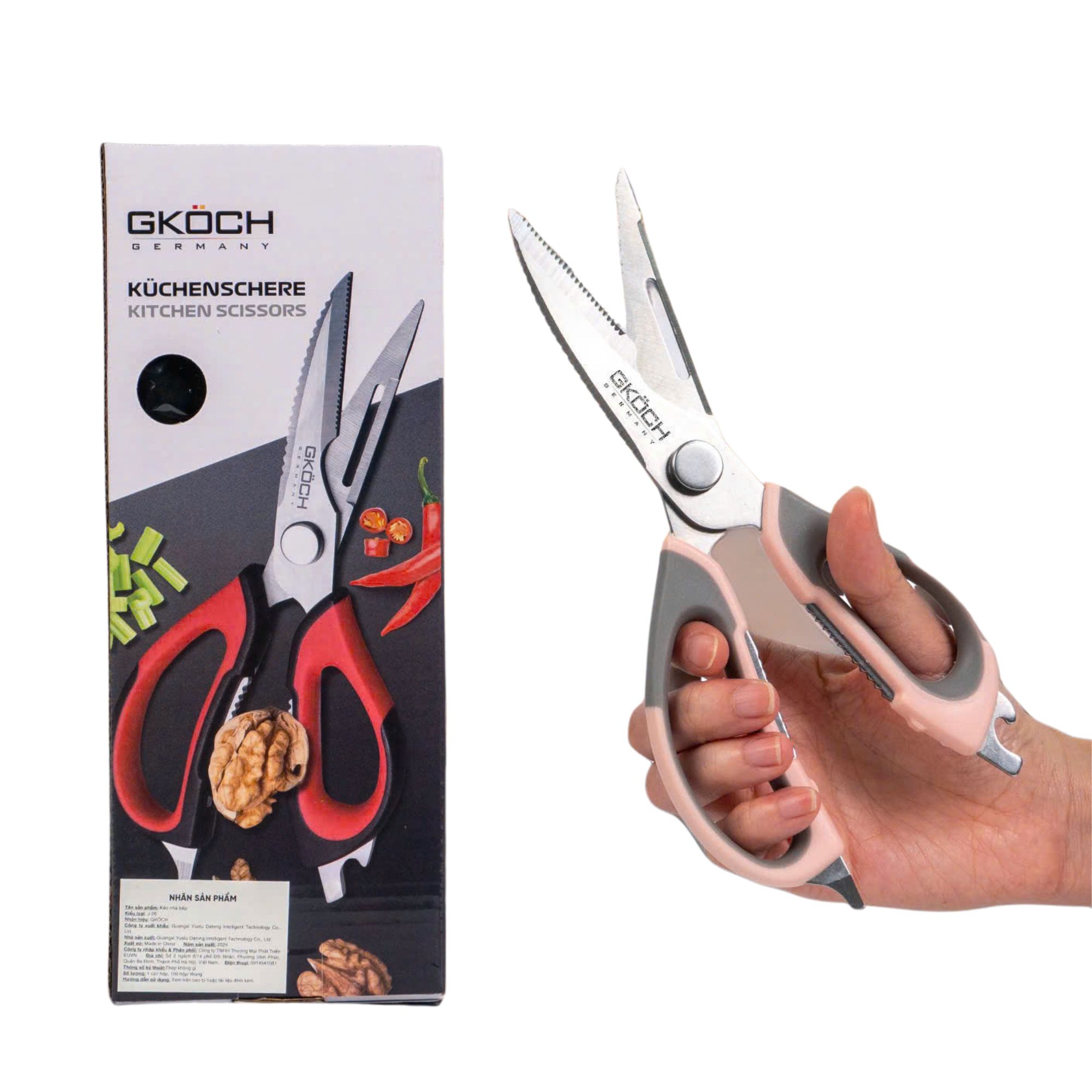 Kéo Đa Năng 5 Trong 1 GKÖCH - Giải Pháp Tối Ưu Cho Không Gian Bếp Hiện Đại