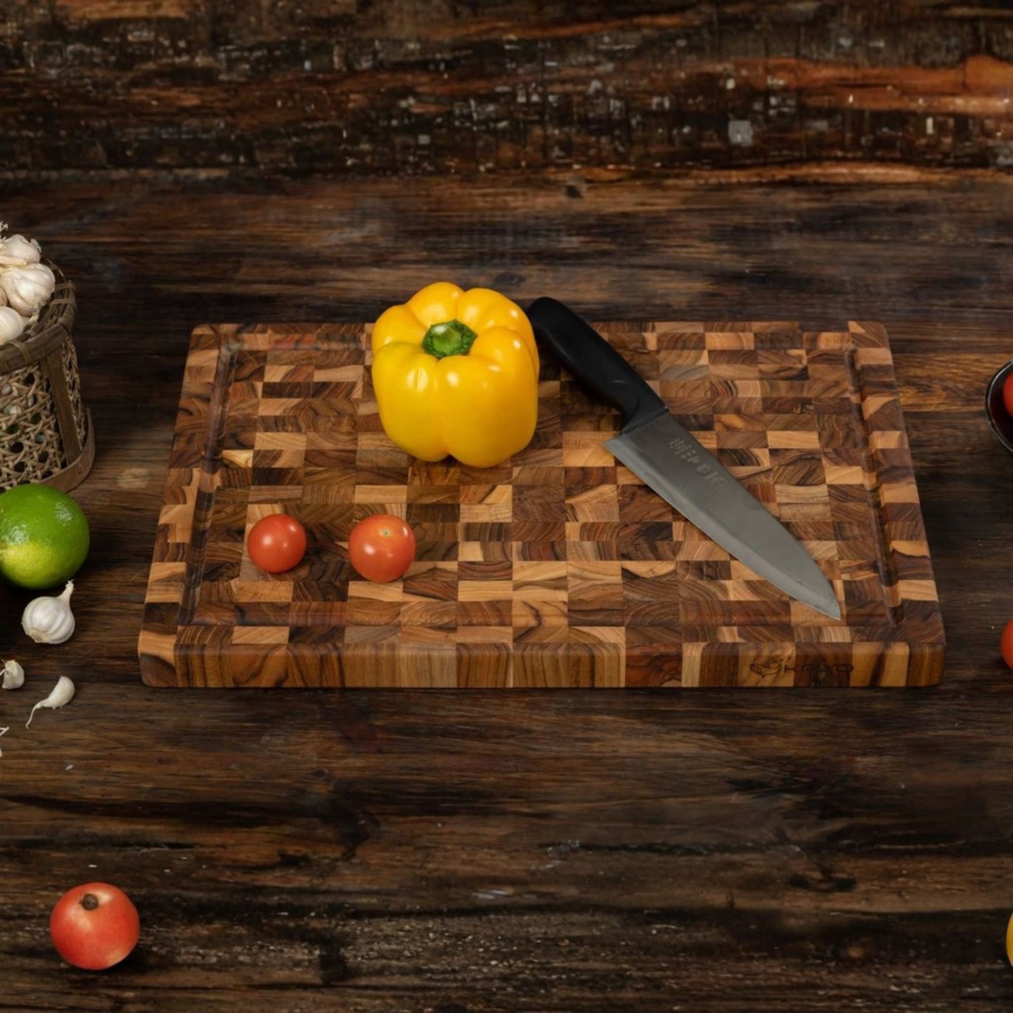 Thớt Gỗ Teak Kaiyo Nhật Bản Chính Hãng - Giải Pháp Hoàn Hảo Cho Không Gian Bếp Hiện Đại