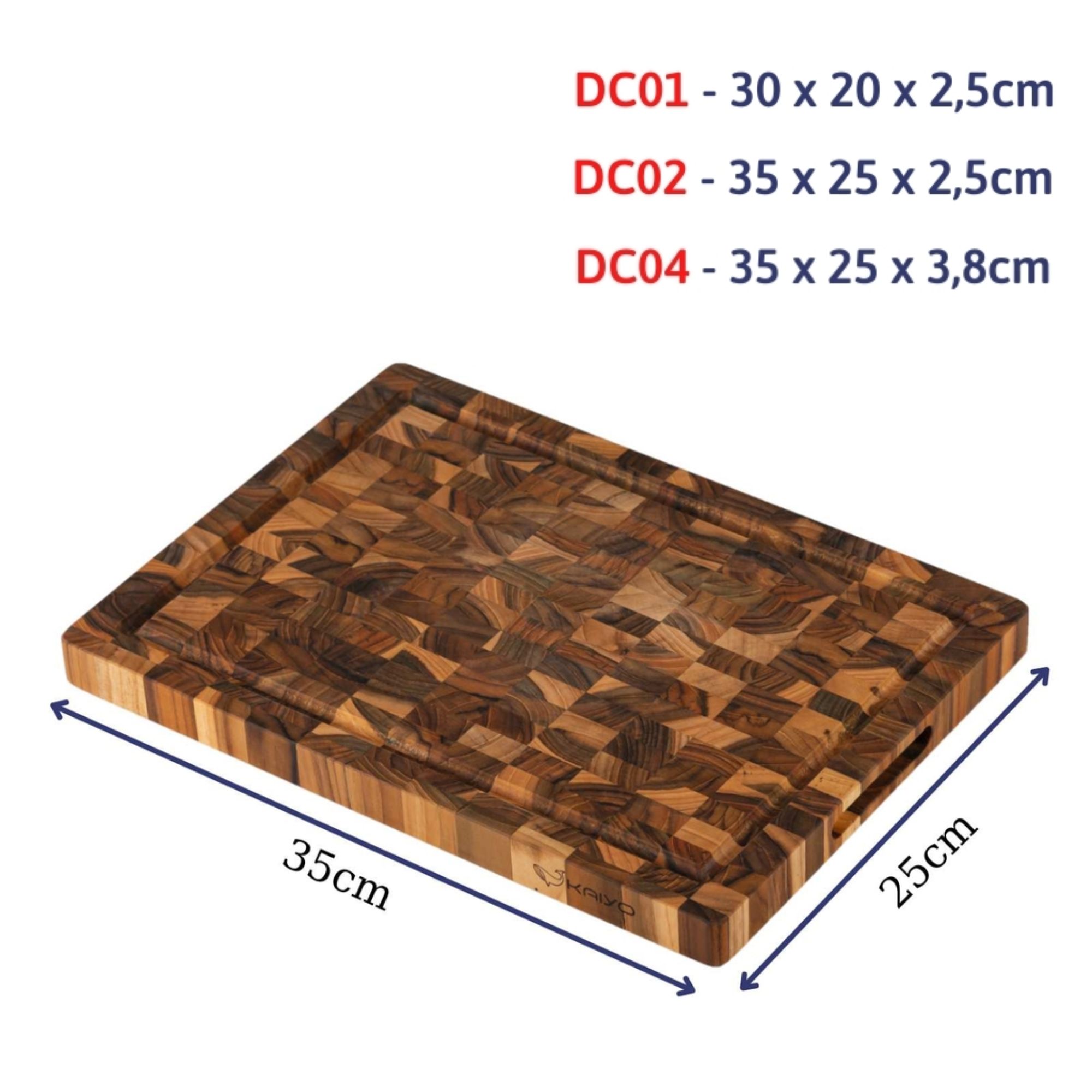 Thớt Gỗ Teak Kaiyo Nhật Bản Chính Hãng - Giải Pháp Hoàn Hảo Cho Không Gian Bếp Hiện Đại