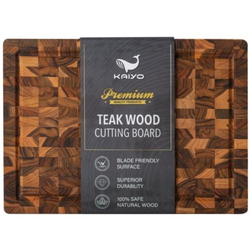 Thớt Gỗ Teak Kaiyo Nhật Bản Chính Hãng - Giải Pháp Hoàn Hảo Cho Không Gian Bếp Hiện Đại