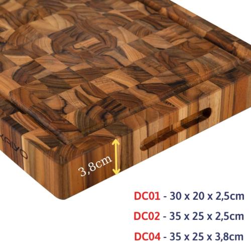 Thớt Gỗ Teak Kaiyo Nhật Bản Chính Hãng - Giải Pháp Hoàn Hảo Cho Không Gian Bếp Hiện Đại