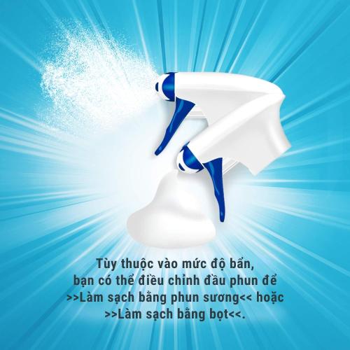 Xịt Vệ Sinh Bref Power 750ml - Đánh Bay Cặn Canxi Và Bụi Bẩn