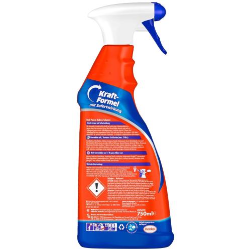 Xịt Vệ Sinh Bref Power 750ml - Đánh Bay Cặn Canxi Và Bụi Bẩn