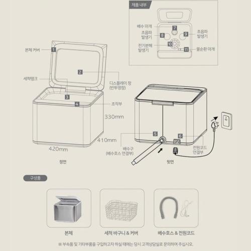 Máy Rửa Thực Phẩm Heimchef Lux-289 - Sức Mạnh Công Nghệ Siêu Âm Đột Phá