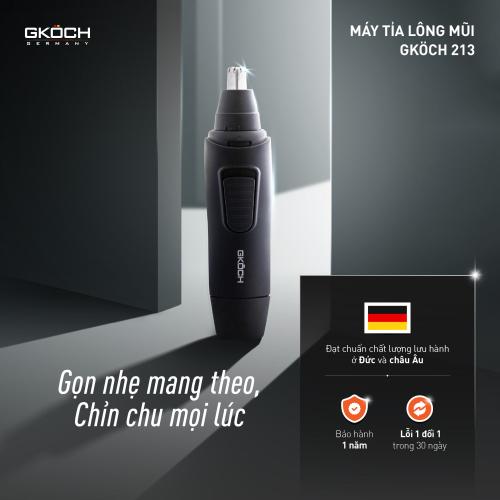 Máy Tỉa Lông Mũi GKÖCH SK129 - Phụ Kiện Nâng Tầm Phong Cách Quý Ông Hiện Đại