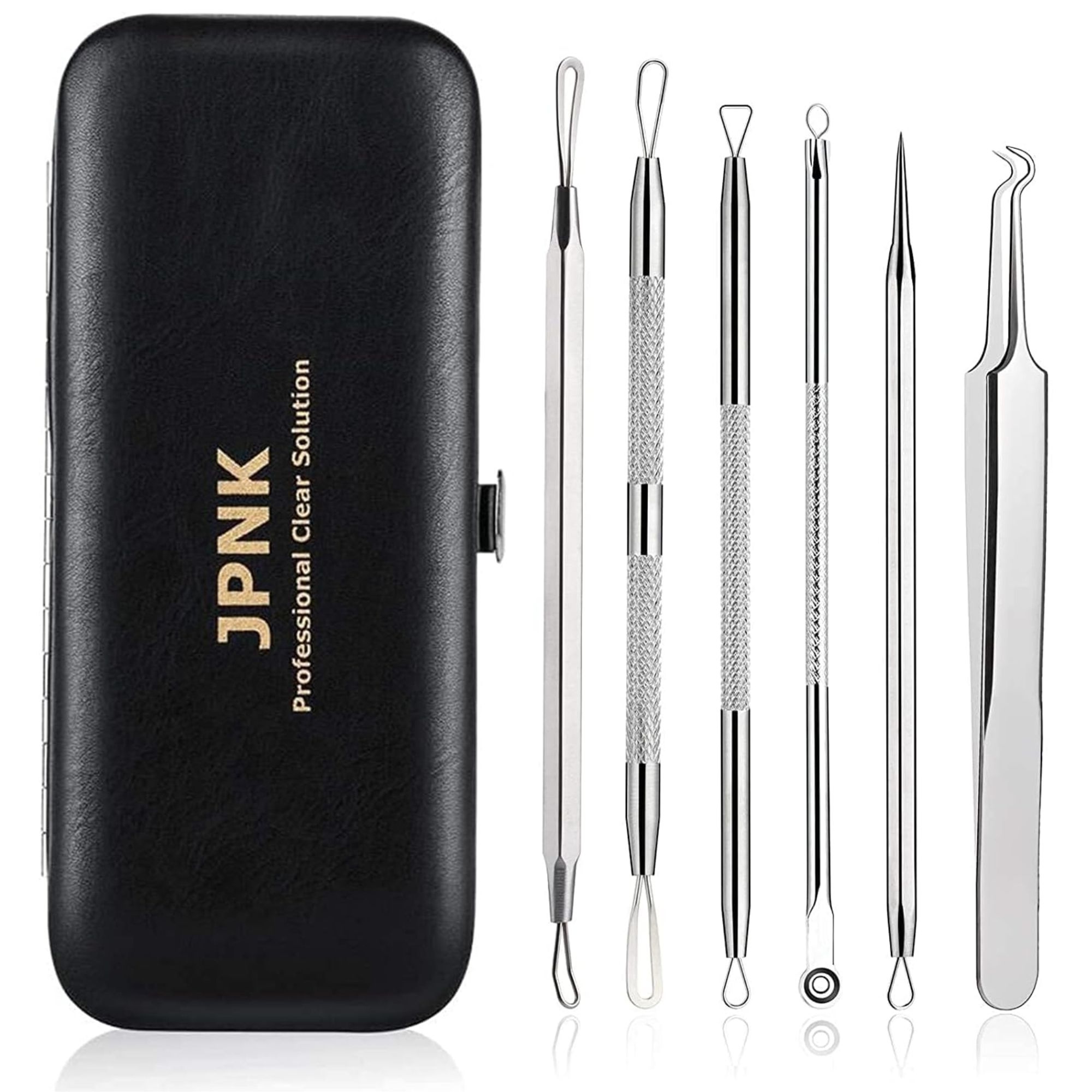 Sét Dụng Cụ Nặn Mụn JPNK Pro SK201 - Công Cụ Xử Lý Khuyết Điểm Da Chuẩn Y Khoa