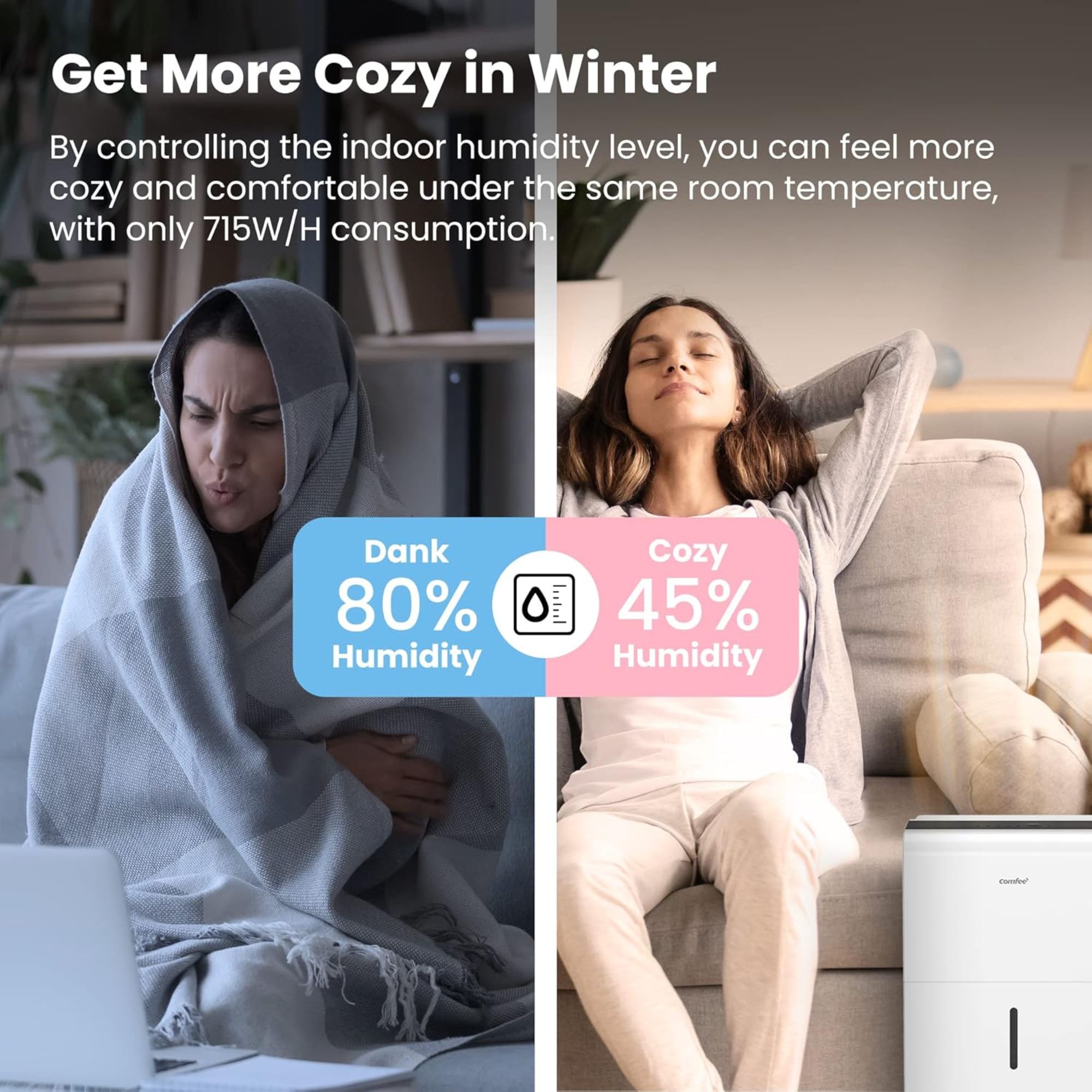 Máy Hút Ẩm Comfee MDDP 50DEN7 - Nâng Tầm Không Gian Sống Khô Thoáng Và Đẳng Cấp