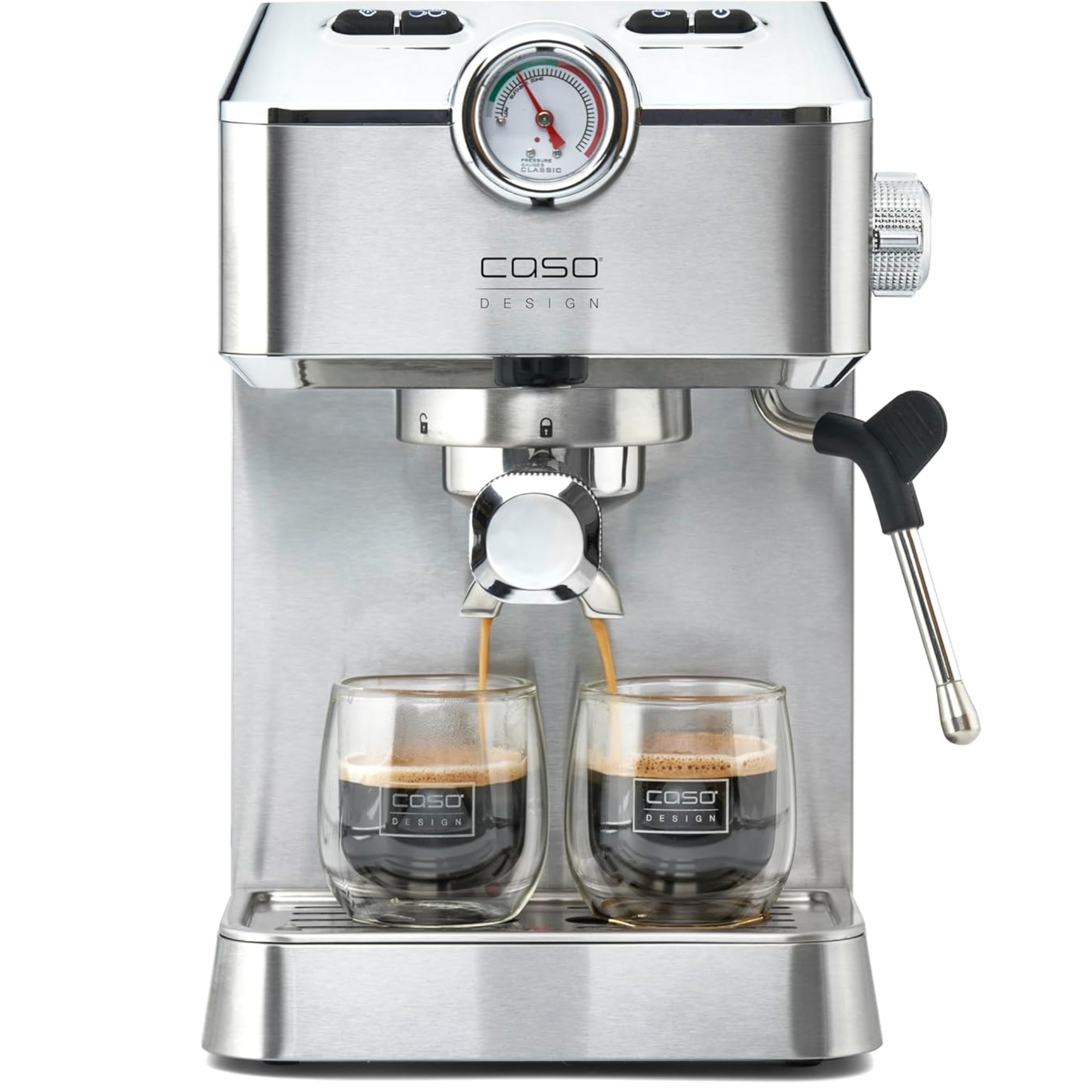 Máy Pha Cà Phê CASO Espresso Gourmet - Tiêu Chuẩn Espresso Chuyên Nghiệp Tại Gia