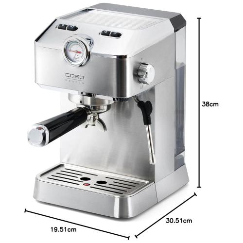 Máy Pha Cà Phê CASO Espresso Gourmet - Tiêu Chuẩn Espresso Chuyên Nghiệp Tại Gia
