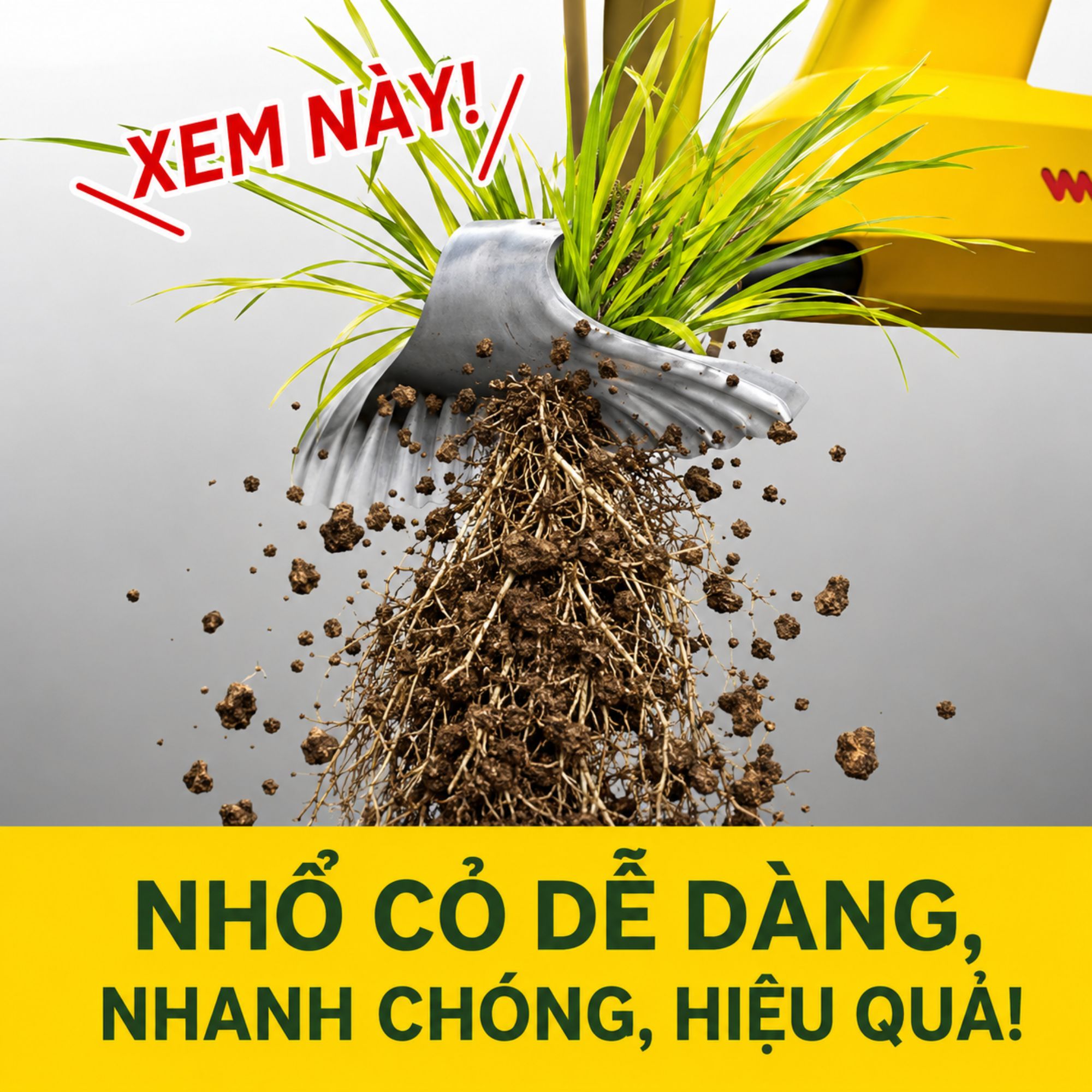 Máy Nhổ Cỏ Cầm Tay Musashi WE-700 - Giải Pháp Làm Sạch Cỏ Dại Tận Gốc Từ Nhật Bản