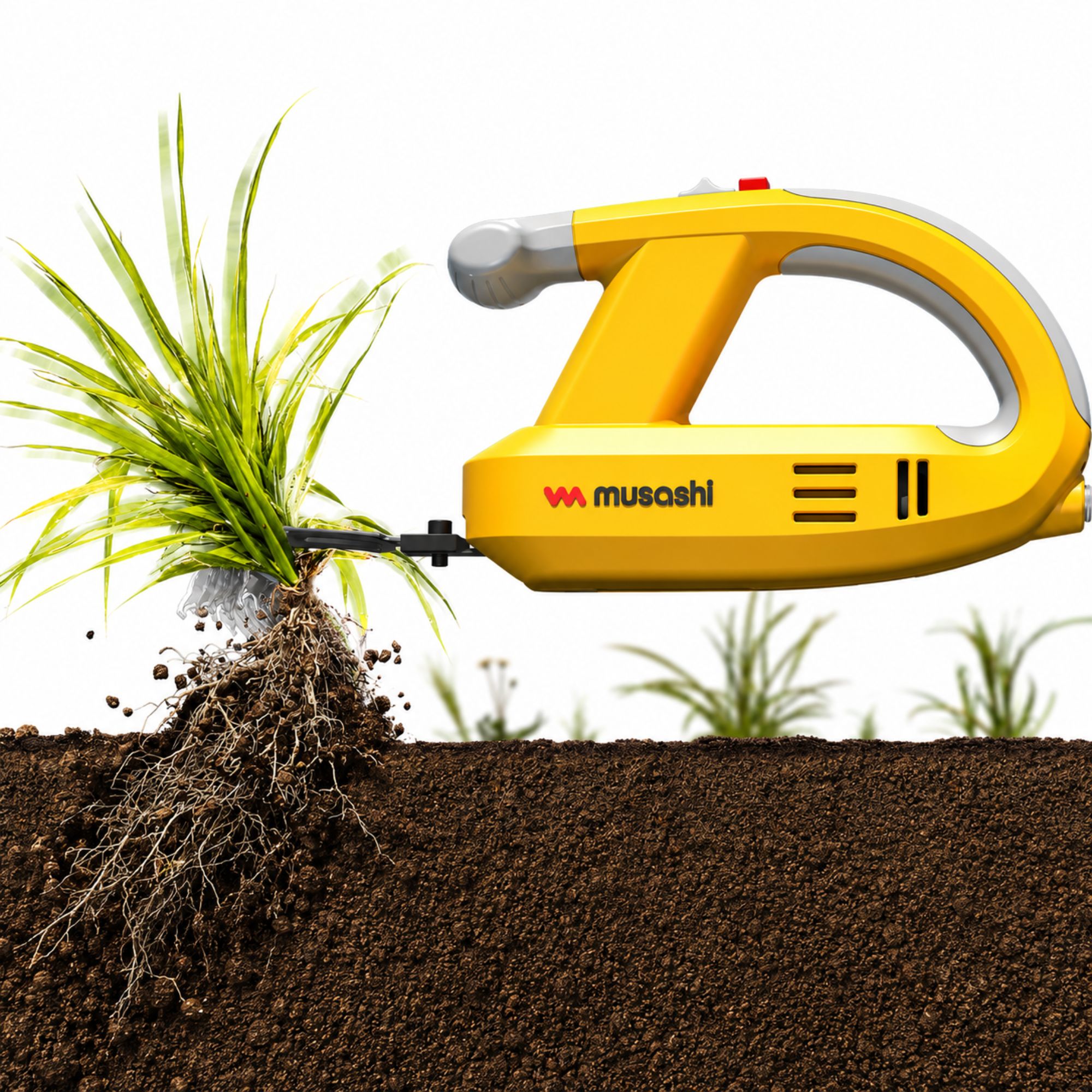 Máy Nhổ Cỏ Cầm Tay Dùng Pin Musashi WE-750 - Giải Pháp Làm Sạch Sân Vườn Toàn Diện