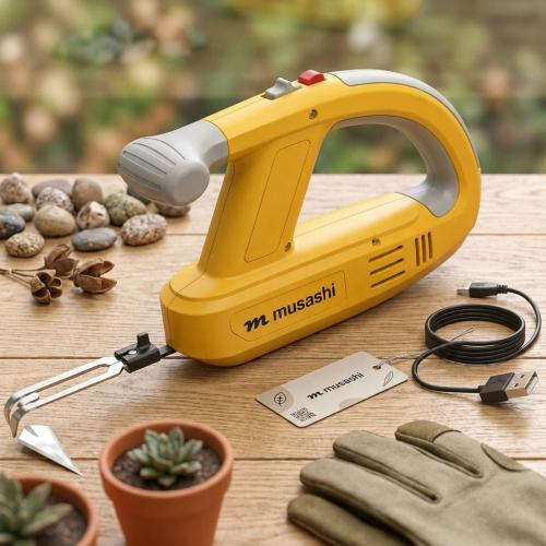 Máy Nhổ Cỏ Rung Sạc Điện Musashi WE-760 - Chuẩn Mực Kỹ Thuật Nông Nghiệp Nhật Bản